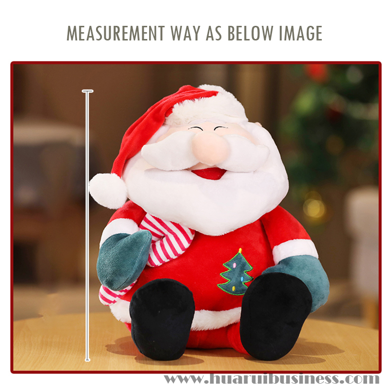Apa Karácsony/Mikulás plüss játék/kitömött baba/karácsonyi ajándék/karácsonyfa díszítő baba