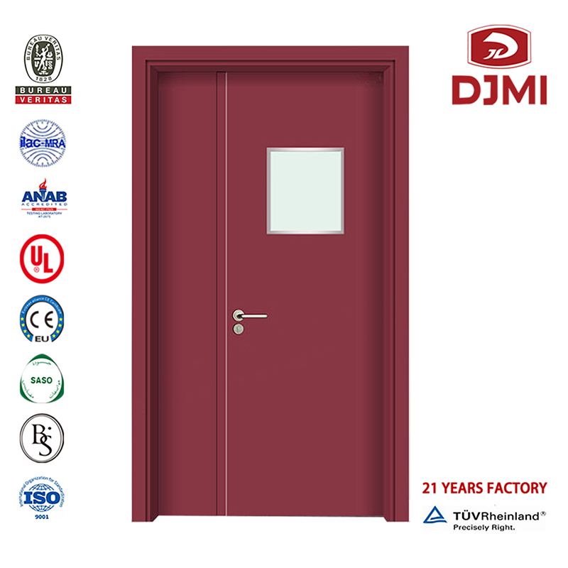 Olcsó Wood Oldalsó Windows Vécés Üveg Normál Kórház Ajtó, személyre szabott festék színű szál Hotel Equipment European Design Door Beállítások Stain Grade Exterior Doors Hotel Fire Rated New Model Kórház Ajtó