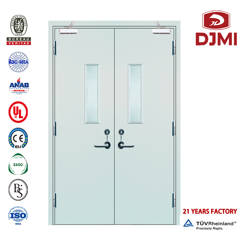 High Quality Best-Sale Security Flush Ul Flat Steel Fire Door Cheap Doors with Glass Intertek Europe Rated Stainless Steel Hotel Fire Door Customiled Panic Bar Doors En Engedélyezett Ul Fire Fire Door