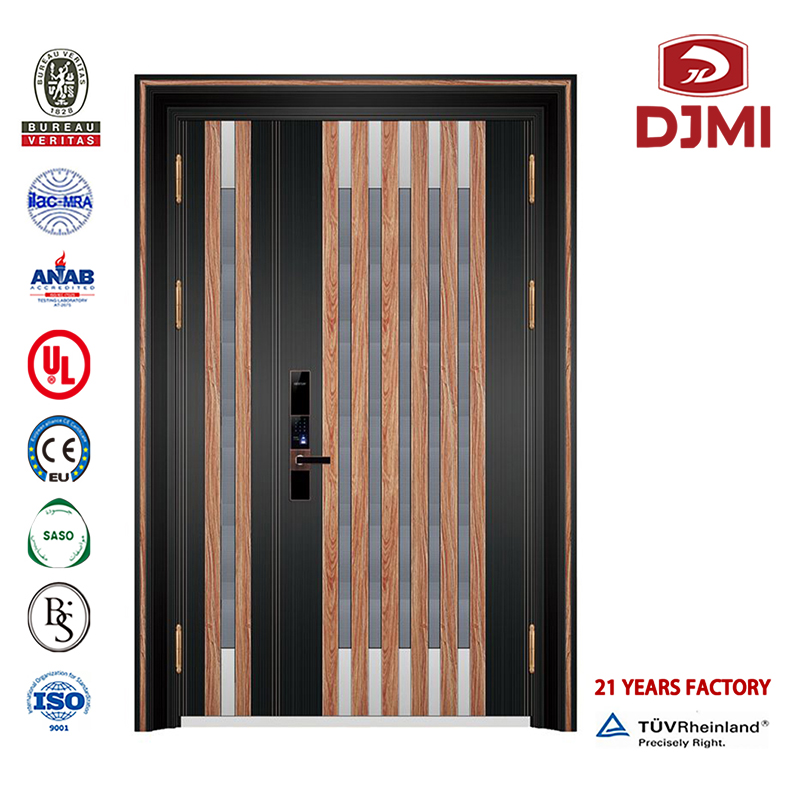 Gate Israel Security Apartman Armoured Door Customzed Double Swing Wood Anti-Theft China Biztonsági Ajtók Mosaic Design Steel Wood Armoused Door New Beállítások Páncélour Wood Exterior Security Acél Ajtó