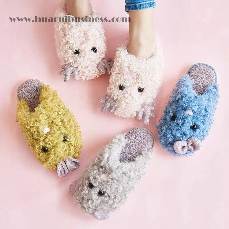 gyapjas, bársonyos, házicipő, Shu bársony- és latex-talppal, alsó, nem síelt pvc-vel