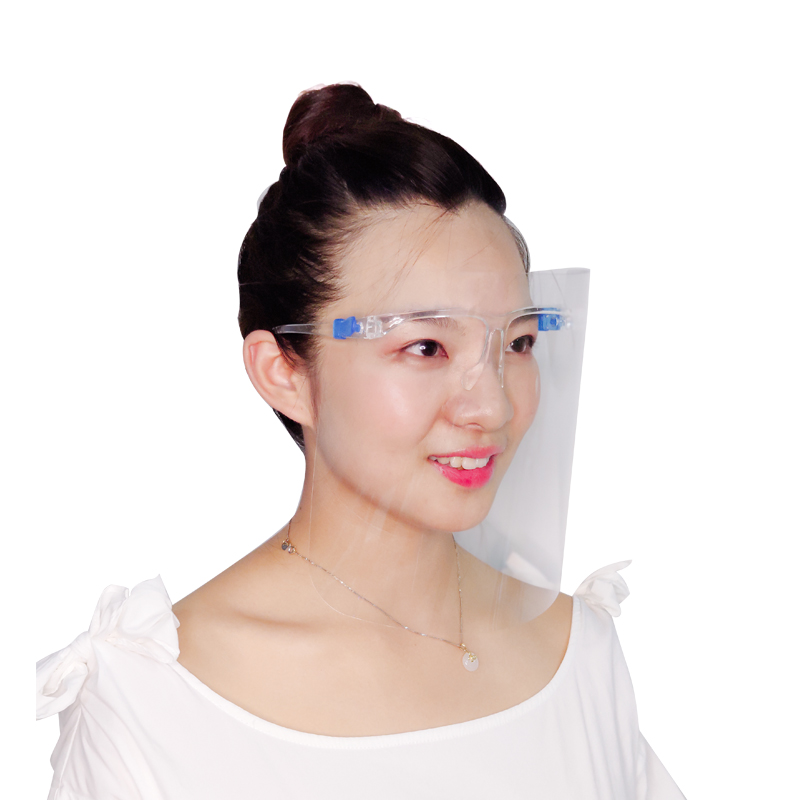 Fashion Full Cover Plastic Clear Visors Plastic Eye Shield Antifug Faceplayer Glass