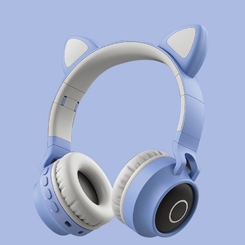 Gift Foldozható bluetooth gyermekek vezetve macskafülhallgató