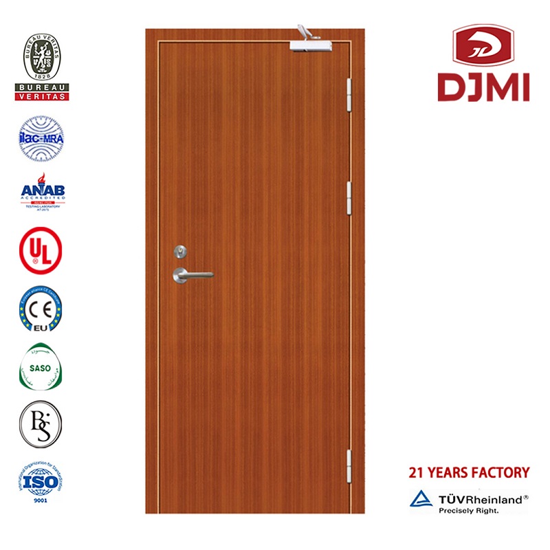 High Quality Fire Resist Wood Hollow Core Flush Door Hotel Entrance ajtók Olcsó 120 Minut Fire Rate Wood Ul Listed Hotel Ajtó Frame Custom 90-es számú Tűzsebesség Wood Flush Flat Panel Front Hotel