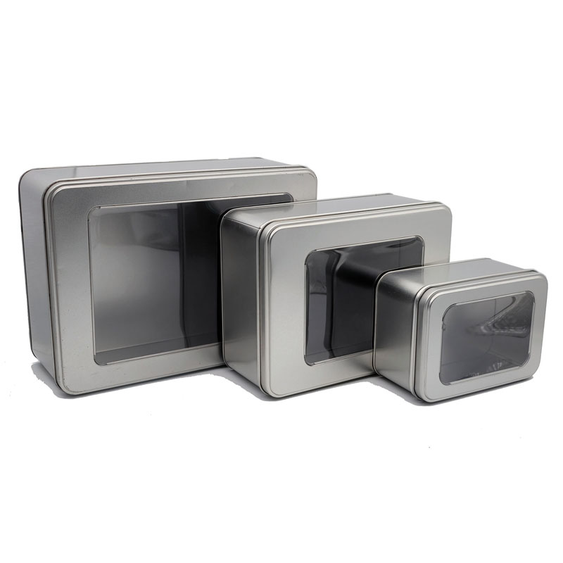 PVC ablaktéglalap, tartályból készült bádogdoboz