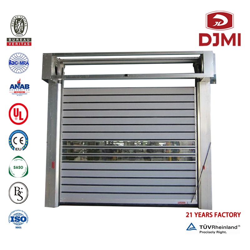 Új Design Overhead Overhead Sectional Factory Price Garage Door Brand New 50Mm Thickness Overhead Overhead Section Door Aluminium Garge Automata Automata Folting Garage Doors Hot Eladó Fehér Szín Overhead Accordyon Section 8*7 Garage...