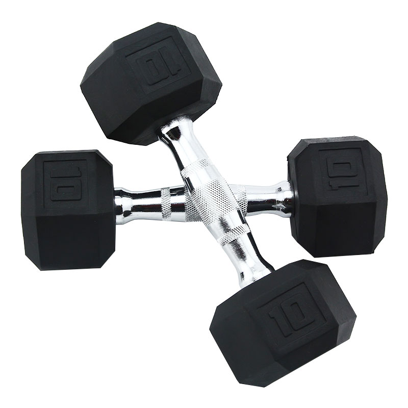Érdemes sportjavak hatszögletű próbabábuk felszerelési berendezéseinek megvásárlása Rubber Dumbbells Body Building Dumbbells for Sale