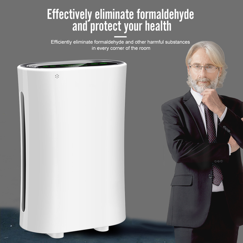 Home HEPA Szűrő PM 2.5 UVC Sterilizáció Ozone Air Purifier Air Cleaner