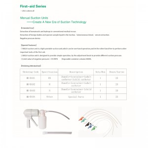 Biztonságos vészhelyzeti kézi szívószivattyú