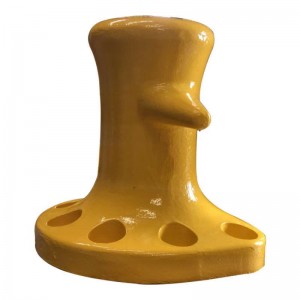 Tengeri vese öntöttvas bollard, testre szabott színezettel