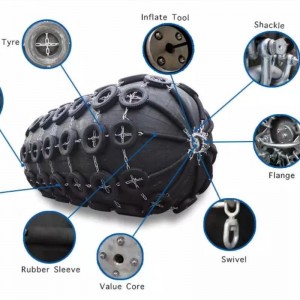 Yokohama típusú tengeri pneumatikus Rubber Fender