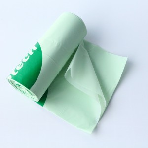 Komposztálható biológiailag lebomló bevásárló T-inges zsákok