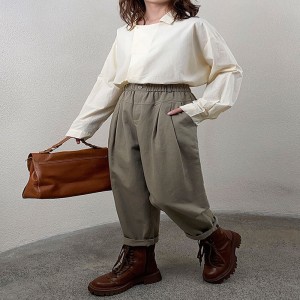 Loose Women\'’s Pants, amelyeket minden alkalomra szabottak, a legkényelmesebb alkalmi stílusú pamutvászon egyedi stílusú, stílusos és laza nadrág 11703