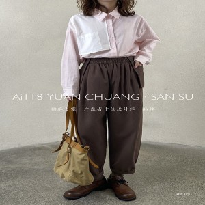 Laza, minden alkalomra szabott női nadrág, legkényelmesebb alkalmi stílusú pamutvászon egyedi 11713 stílusos és laza nadrág