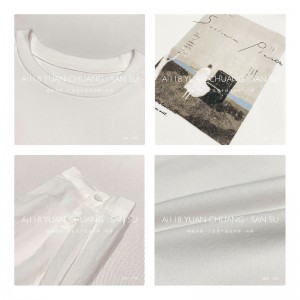 Laza elrendezés Minimalist Round Collar stílusban Kevert ujjak stílusban Alkalmi Szilárd színű pamut és textília túlméretezett 12709 pulóverek