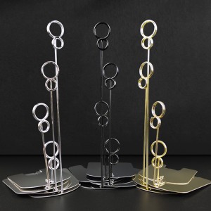 TMJ715 rozsdamentes acélból készült reklámáru árcímkéje klip a tortából, a sütés árának megjelenítéséről