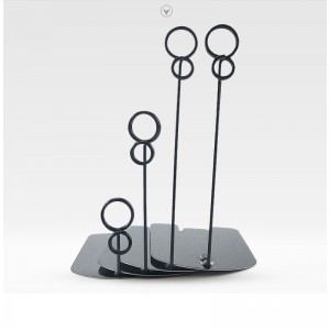 TMJ715 rozsdamentes acélból készült reklámáru árcímkéje klip a tortából, a sütés árának megjelenítéséről