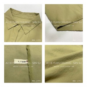 Laza elrendezés Minimalista stílusos, átlagos, szilárd színű, ellenőrizve túlméretezett 17711- es, laza póló