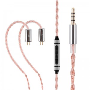 Az OEM korszerűsített Silver Audio Cable fülhallgató headsett