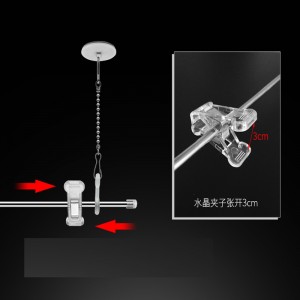 TMJ PP-537 Pop Poster Banner Higgő Hook Strip Expruded Clip Pole Banner Snap Rail Revertiting Flag bemutató