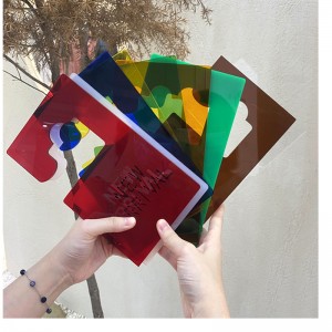 TMJ PP-539 Customizált akril kijelző márkájú fényű luxusruházati bolt dekoráció árcédula, kreatív hirdetőtábla kijelző