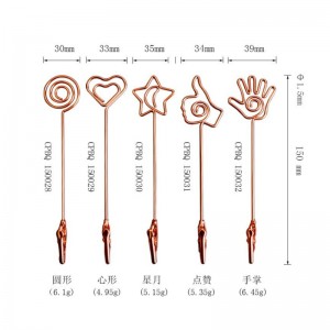 TMJ PP-543 Kis asztali címkés állványtartó, arany, rozsdamentes acélos jelkép kijelző, ellenár tulajdonosa