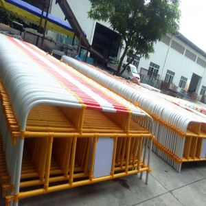 Barrera de tráfico Valla de control de sokaság Barrera SEPARADOR DE CARRETERA APILABLE