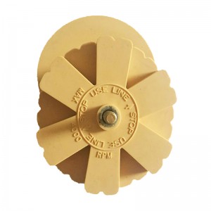 Forró értékesítési gumitörlő kerekes dekalikus eltávolító kerekes dekás autótapéta kerámia csiszoló szerszám