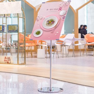 TMJ PP-557 olcsó kültéri poszter Roll Up szalagkeret hirdetési kijelző állvány