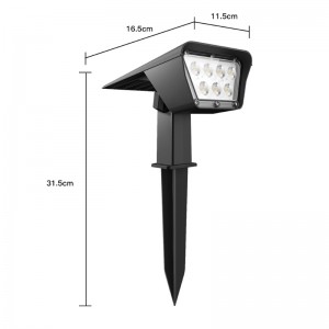 Napfényes kerti fény