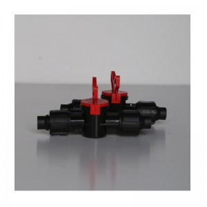 16 Dupla zár keresztül szelep