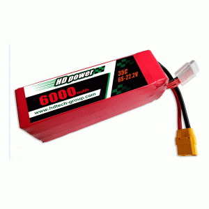 HDPOWER 6000mAh 35C 6S 22,2V lipo akkumulátor