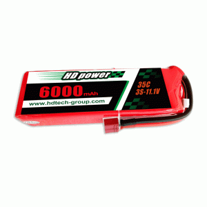 HD POWER 6000mAh 35C 3S 11.1V lipo akkumulátor