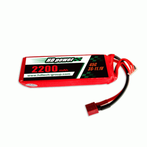 HD POWER 2200mAh 45C 3S 11.1V lipo akkumulátor