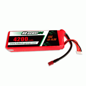 HD POWER 4200mAh 45C 4S 14.8V lipo akkumulátor