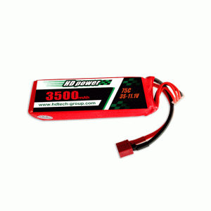 HD POWER 3500mAh 75C 3S 11.1V zsírakkumulátor