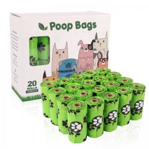 Biodegradálható Poo Dog Bag Pet Cat Waste Poop Clean Pick up Garbags Bags környezetvédelmi csomagolás