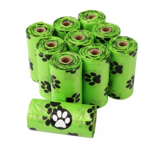 Kukoricakeményítő Összetevő Kukoricakeményítő Pet Waste Biodegraderable Dog Poop Bag Eldobható Eco Friendly Dog Waste Bag
