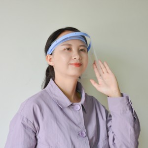 Fröccsenésmentes levehető fogászati ​​arcvédő szemellenző állítható arcvédő szemellenzők átlátszó arcvédő eladó