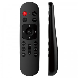 2.4G intelligens TV levegő egér hangvezérlés 17 gombos TV távirányító minden márkához TV \\/ set top box