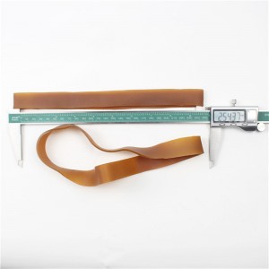 Testreszabható, nagyméretű, meghosszabbított és szélesített lapos gumiszalag kopásállósággal és magas hőmérsékletű ipari gumiszalaggal