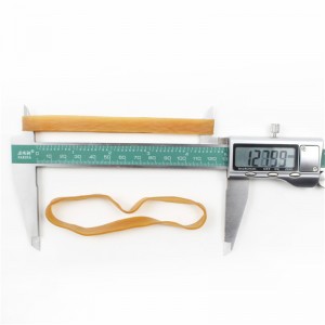 A gyártók egyedi meghosszabbított és kiszélesített gumiszalagok sárga átlátszó, nagy rugalmasságú, nem könnyű feltörni a túlméretes gumiszalagokat