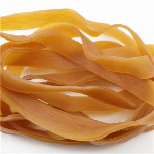 A gyártók egyedi meghosszabbított és kiszélesített gumiszalagok sárga átlátszó, nagy rugalmasságú, nem könnyű feltörni a túlméretes gumiszalagokat