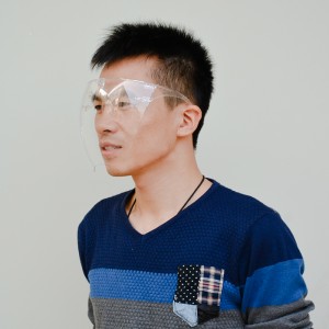 Ködgátló biztonsági berendezések egyedi elkülönítésű műanyag Blocc arcvédő