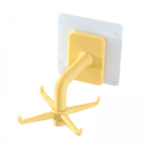 JASON Konyhai forgóhorog furatmentes,nyomnélkül tárolható többfunkciós fürdőszobai horog