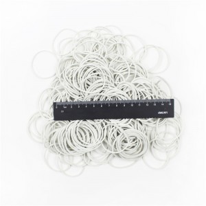 Spotnagykereskedelmi fehérnagy rugalmasságú öregedésgátló mezőgazdasági gumiszalag biztonsági és környezetvédelmi gumiszalag