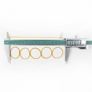 Spotnagykereskedelmi sárga átlátszó hagyományos magas elasztikus biztonsági és környezetvédelmi mezőgazdasági gumiszalag