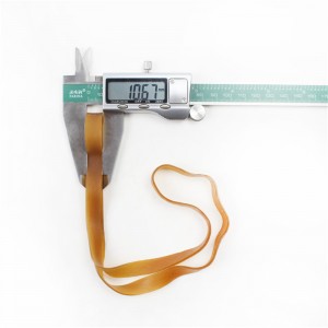 A gyártók egyedi természetes gumi elsődleges színű,nagy rugalmasságú és szívós ipari gumiszalagok