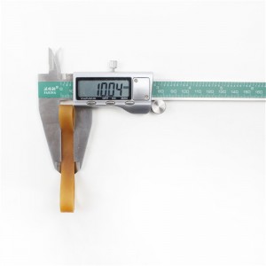 Gyártók Egyéni elsődleges színű,nagyméretű gumiszalagok Korlátozható magas hőmérséklet és anti-aging gumi gyűrű