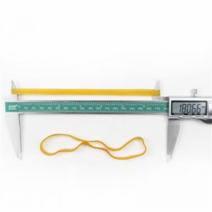 A gyártók egyedi meghosszabbított és kiszélesedő gumiszalag druable magas hőmérséklet és öregedés ellenes sárga gumiszalag